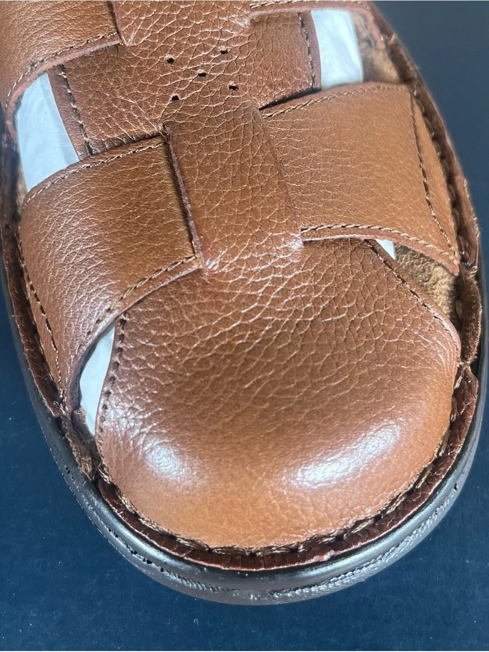 Florsheim Edgewater Fisherman Brown Leather Sandals NWB Men's Size 9M